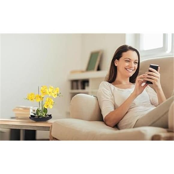 Real Touch SilkOrchid Artificial Flowers with FlowerPots,Artificial Phalaenopsis - Picture 6 of 7